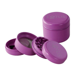 Black Leaf – Lotus Grinder 4 parti | Ceramica antiaderente - GrowLab