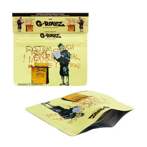 Bustine G-Rollz Ikae Punk 105×80 mm, confezione da 8 pezzi antiodore richiudibili | GrowLab