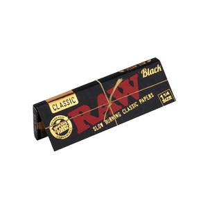 RAW – Black 1 1/4 | Cartine corte extra sottili - GrowLab