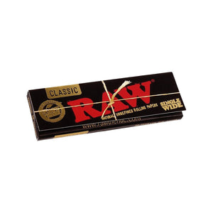 RAW – Black Single Wide | Cartine corte ultra sottili - GrowLab