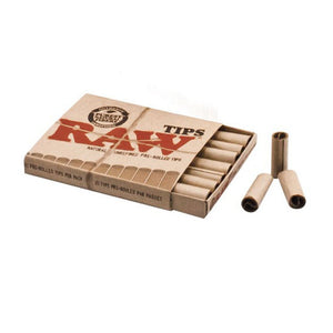 Confezione RAW con 21 filtri pre rollati in cartoncino naturale non sbiancato | GrowLab