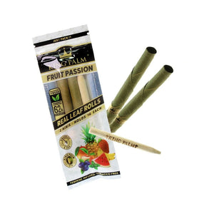Confezione King Palm Fruit Passion con 2 blunt in foglia di palma, filtro ai terpeni, pressino in bambù e Boost 62% | GrowLab
