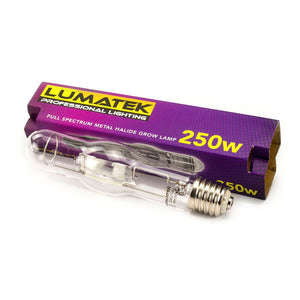 Lampada MH Lumatek per coltivazione indoor, disponibile nei wattaggi 250W, 400W, 600W, spettro blu per fase vegetativa | GrowLab