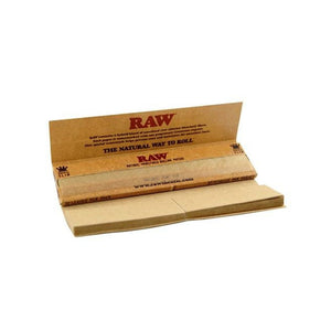 Kit RAW Connoisseur Classic con 32 cartine King Size Slim e 32 filtri in cartoncino, confezione con elastico | GrowLab