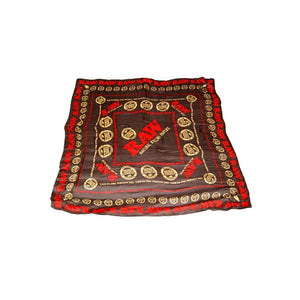 Foulard RAW in cotone vegano con stampa logo RAW originale | GrowLab