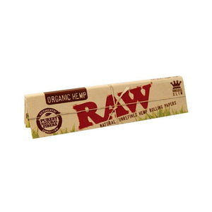 Cartine RAW Organic Hemp King Size Slim in canapa biologica non sbiancata | GrowLab