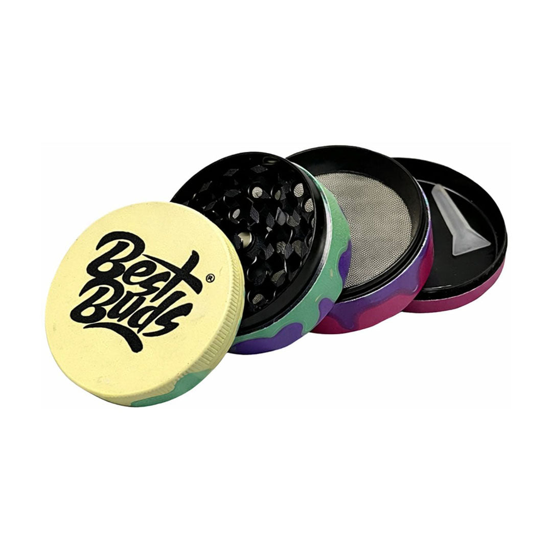 Best Buds - Grinder Gelato in Metallo | 4 Parti 50 mm