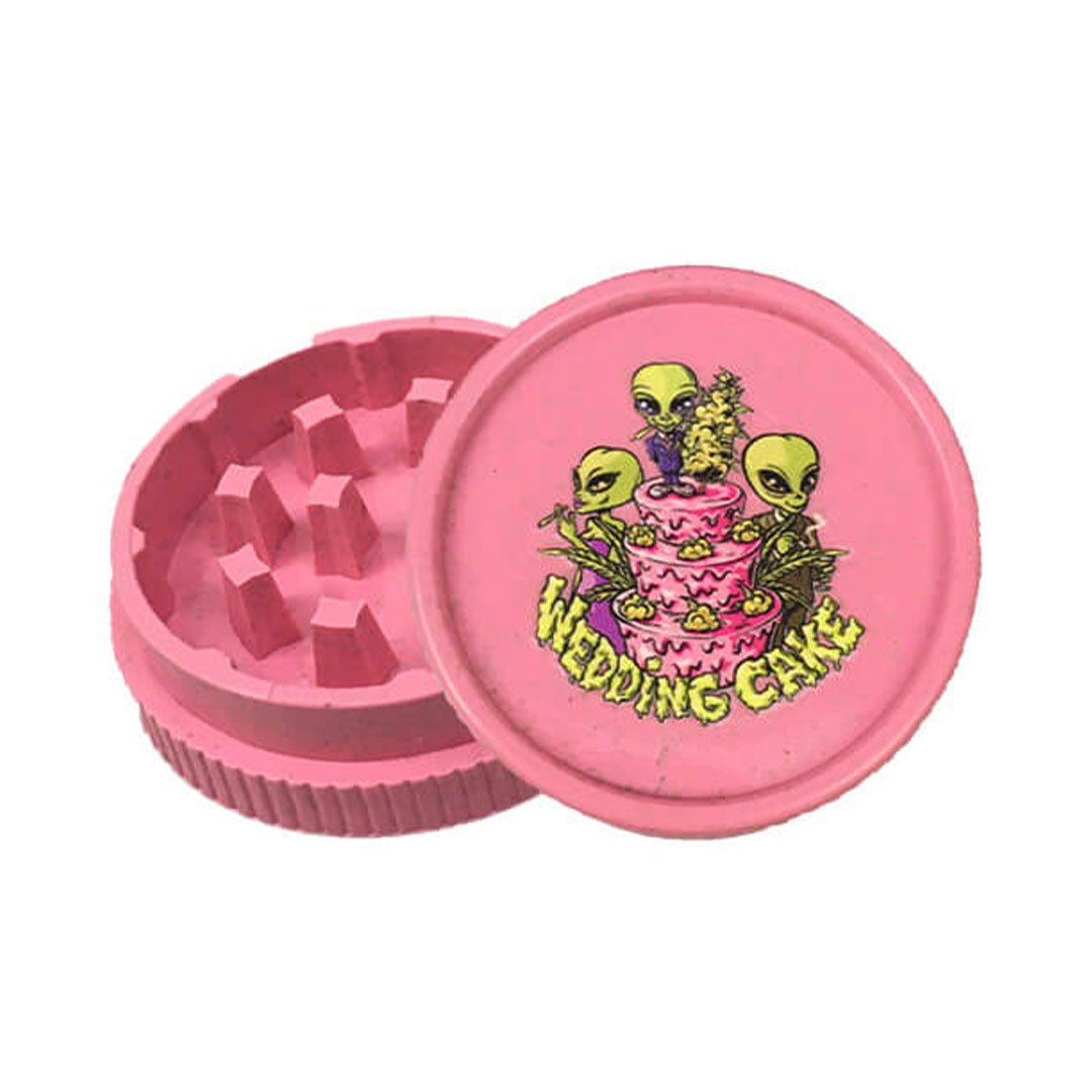 Grinder Eco 2 Parti Best Buds Wedding Cake in bioplastica riciclata, compatto e sostenibile | GrowLab