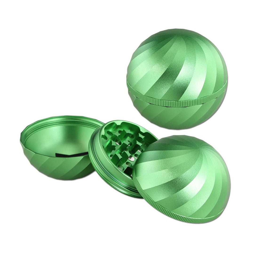 Black Leaf – Ball Grinder in Alluminio 4 Parti - GrowLab