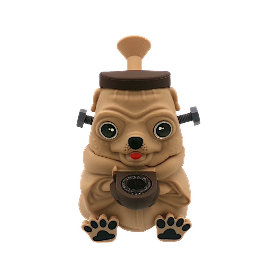 Bong in Silicone con Braciere in Vetro - Frankendog - GrowLab