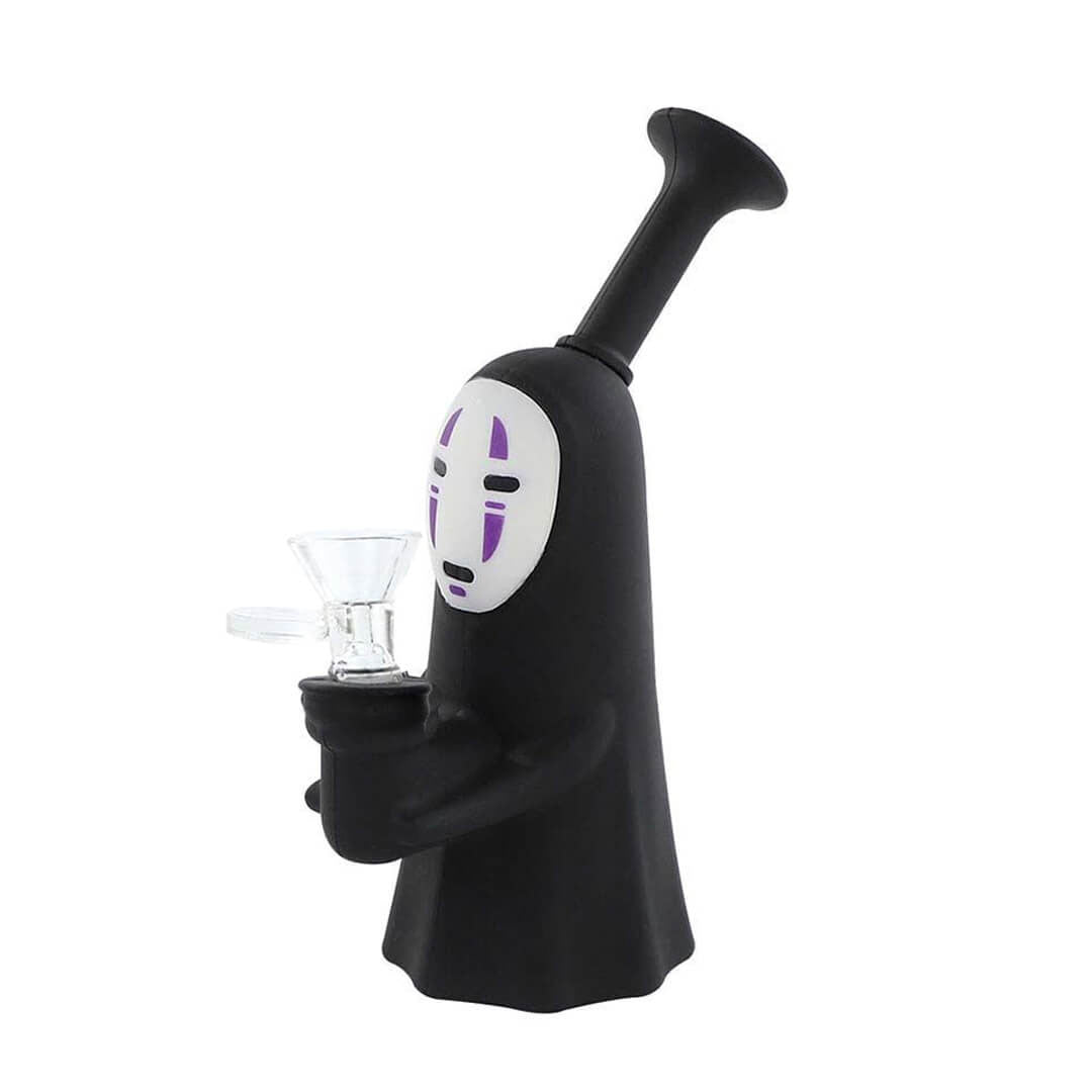 Bong in Silicone con Braciere in Vetro - Kaonashi - GrowLab
