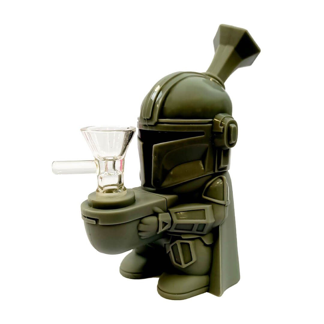 Bong in Silicone con Braciere in Vetro - Mandaloriano - GrowLab