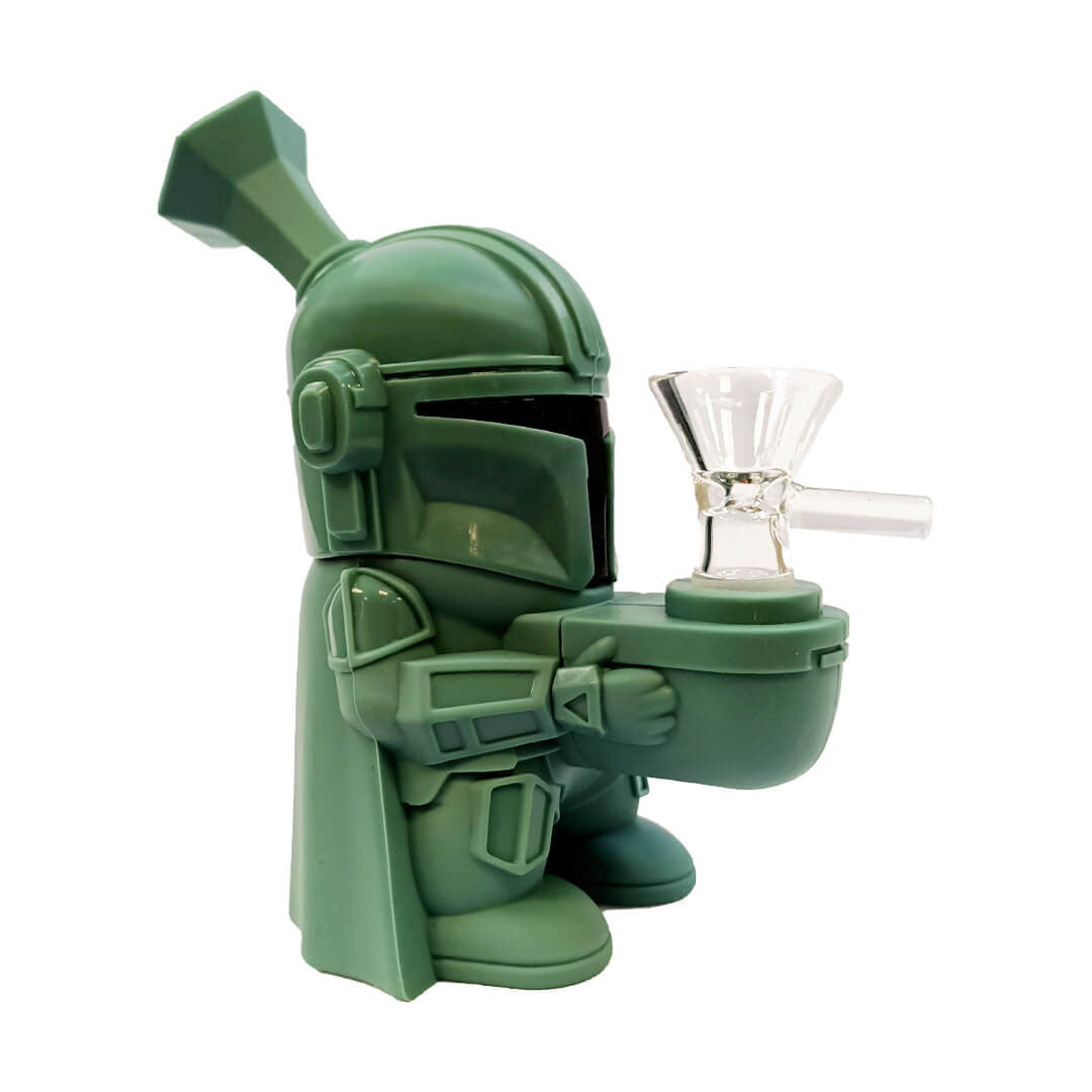 Bong in Silicone con Braciere in Vetro - Mandaloriano - GrowLab