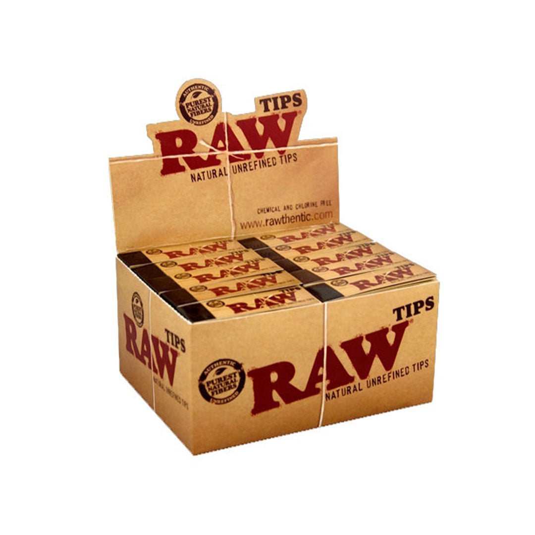 Box RAW Original Tips con filtri in carta naturale non sbiancata | GrowLab