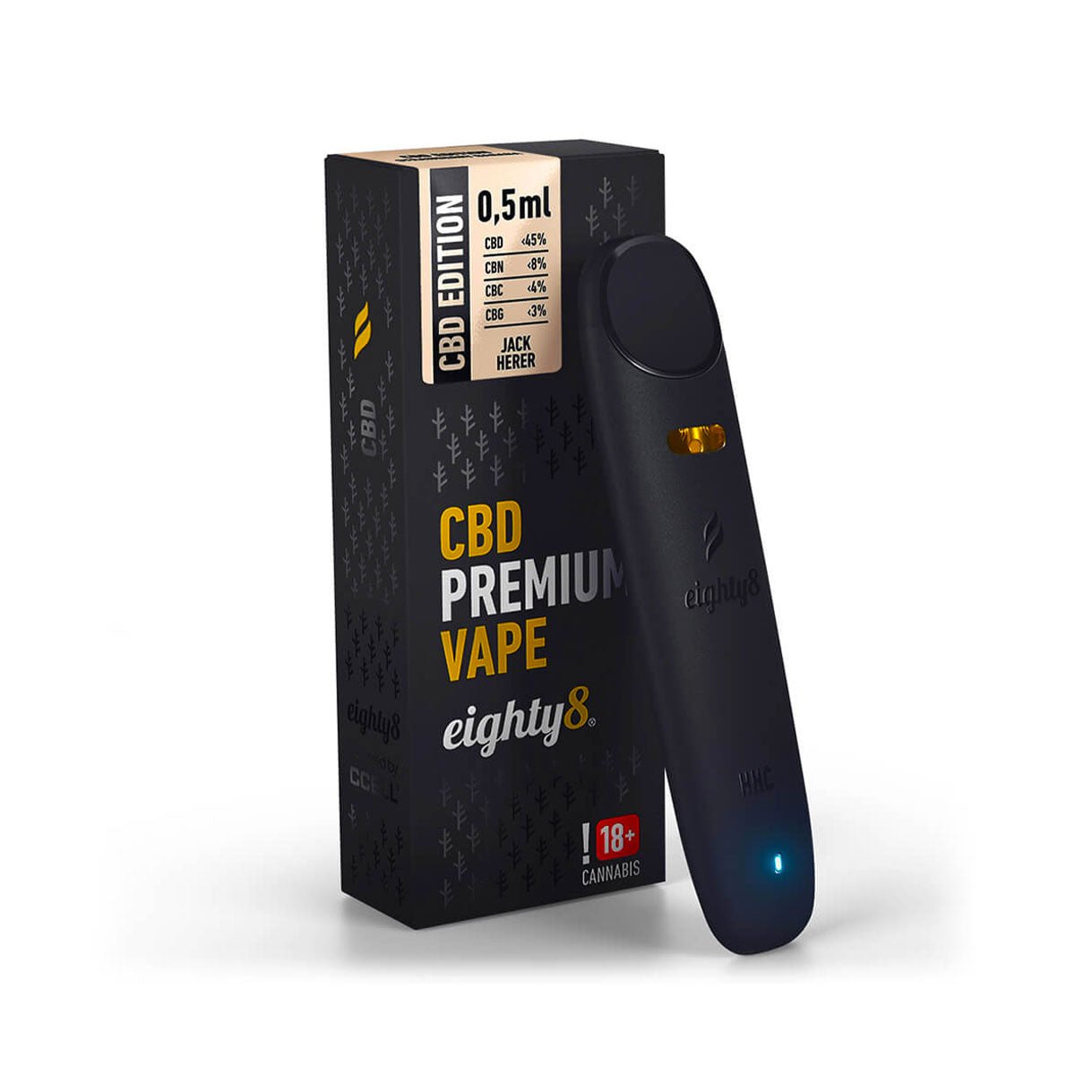 CBD Premium VAPE 0,5ml - JACK HERER - GrowLab