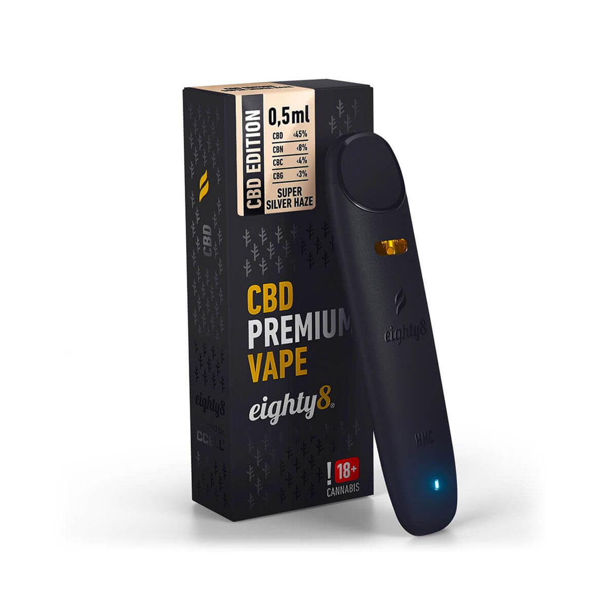 CBD Premium VAPE 0,5ml - SUPER SILVER HAZE - GrowLab