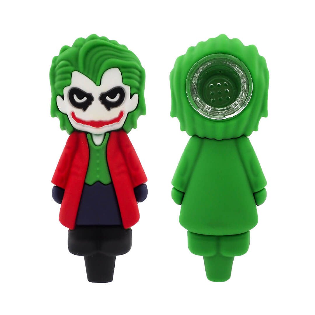 Pipa in Silicone con Braciere in Vetro - Joker - GrowLab