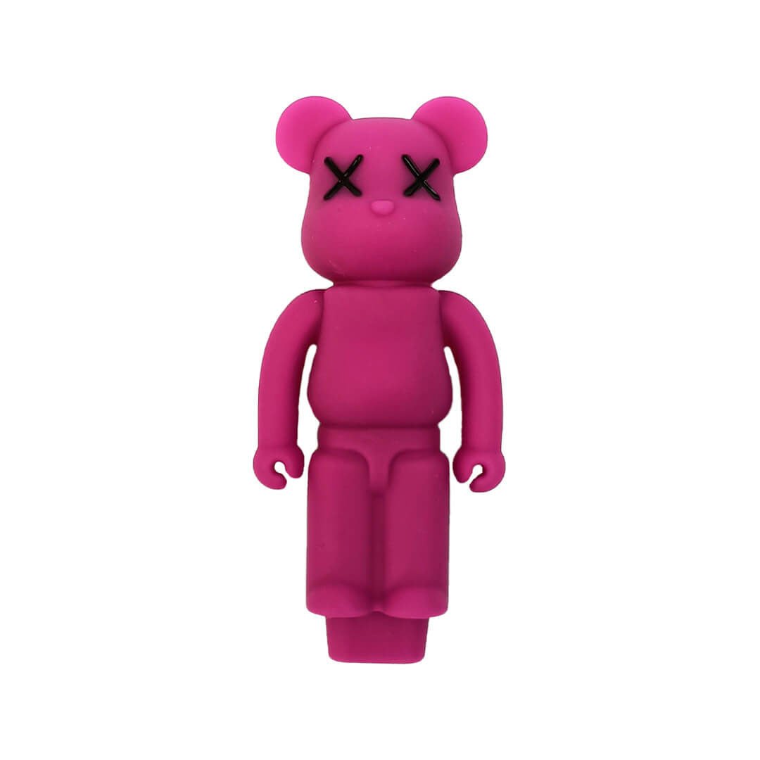 Pipa in Silicone con Braciere in Vetro - Purple Robot - GrowLab