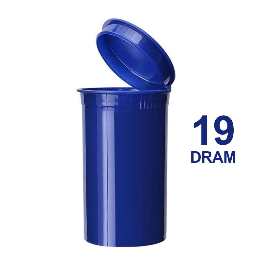 Pop Top - Contenitore in Plastica 19 Dram Blu - GrowLab