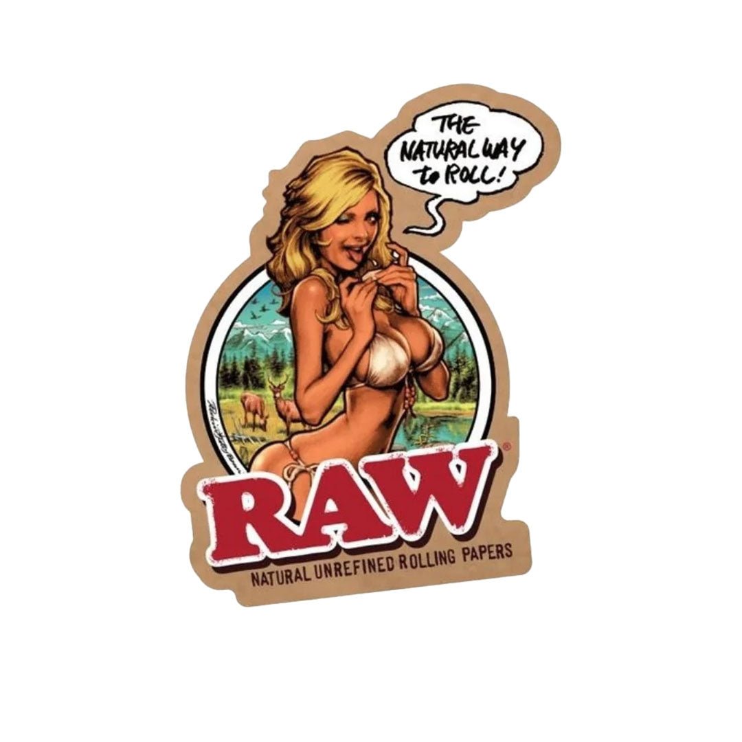 RAW – Pin Up Sticker | Adesivo RAW The Natural Way To Roll - GrowLab