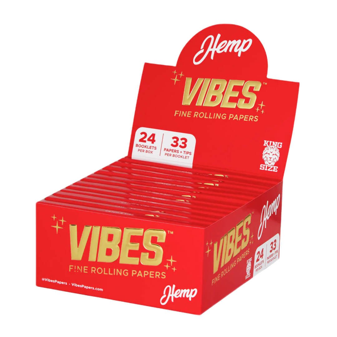 VIBES Cartine King Size Slim e Filtri - Hemp - GrowLab