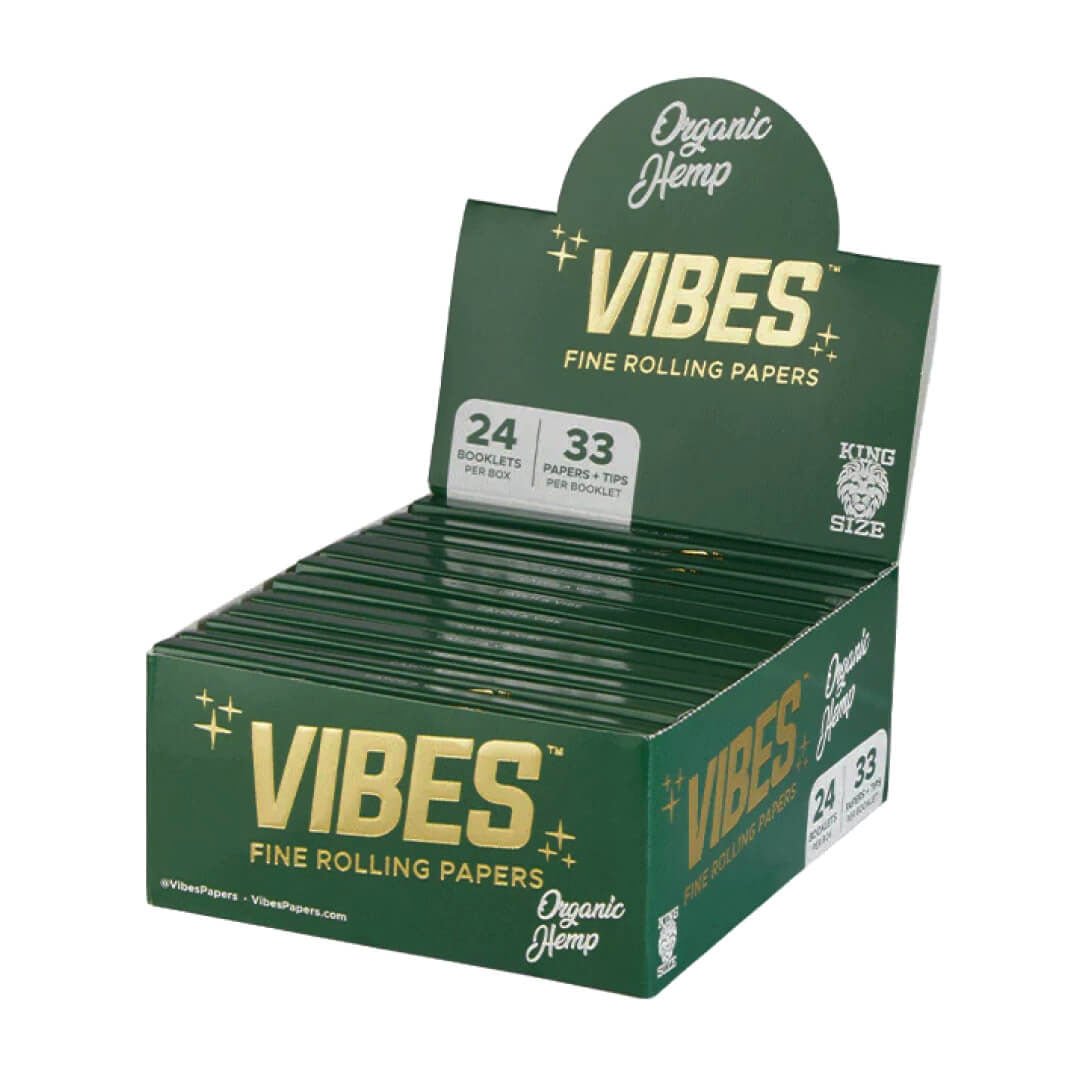 VIBES Cartine King Size Slim e Filtri - Organic Hemp - GrowLab