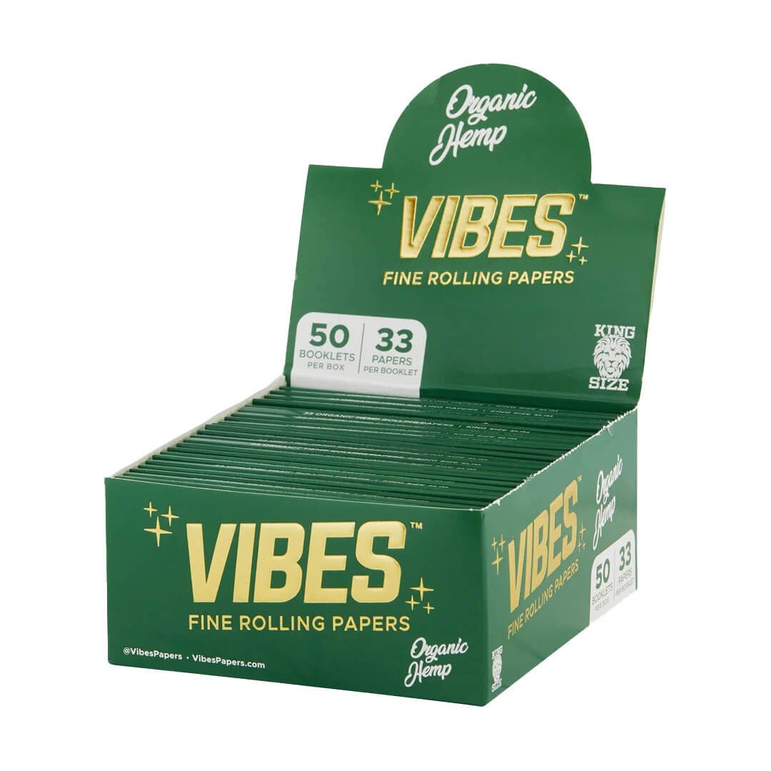 VIBES Cartine King Size Slim - Organic Hemp - GrowLab