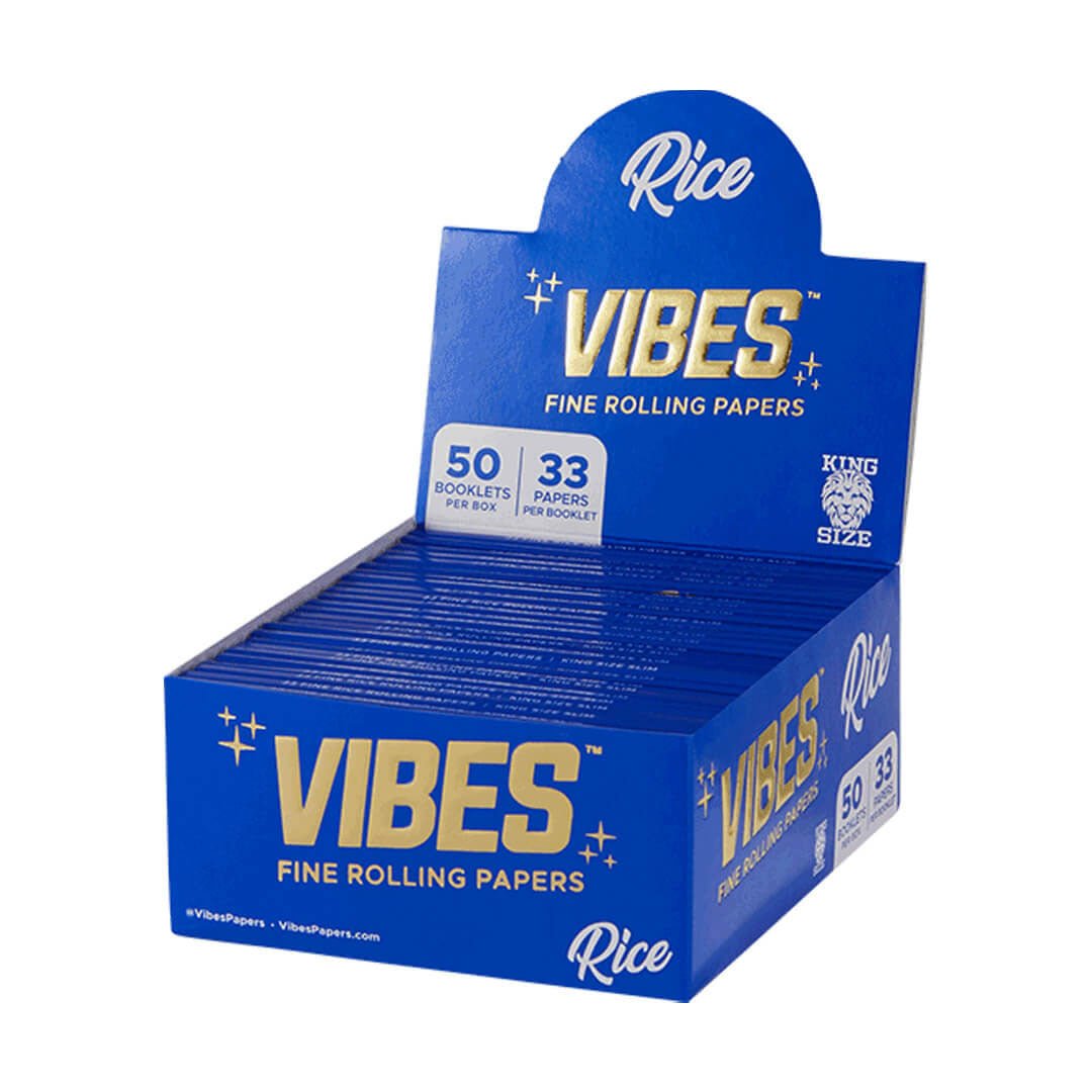 VIBES Cartine King Size Slim - Rice - GrowLab