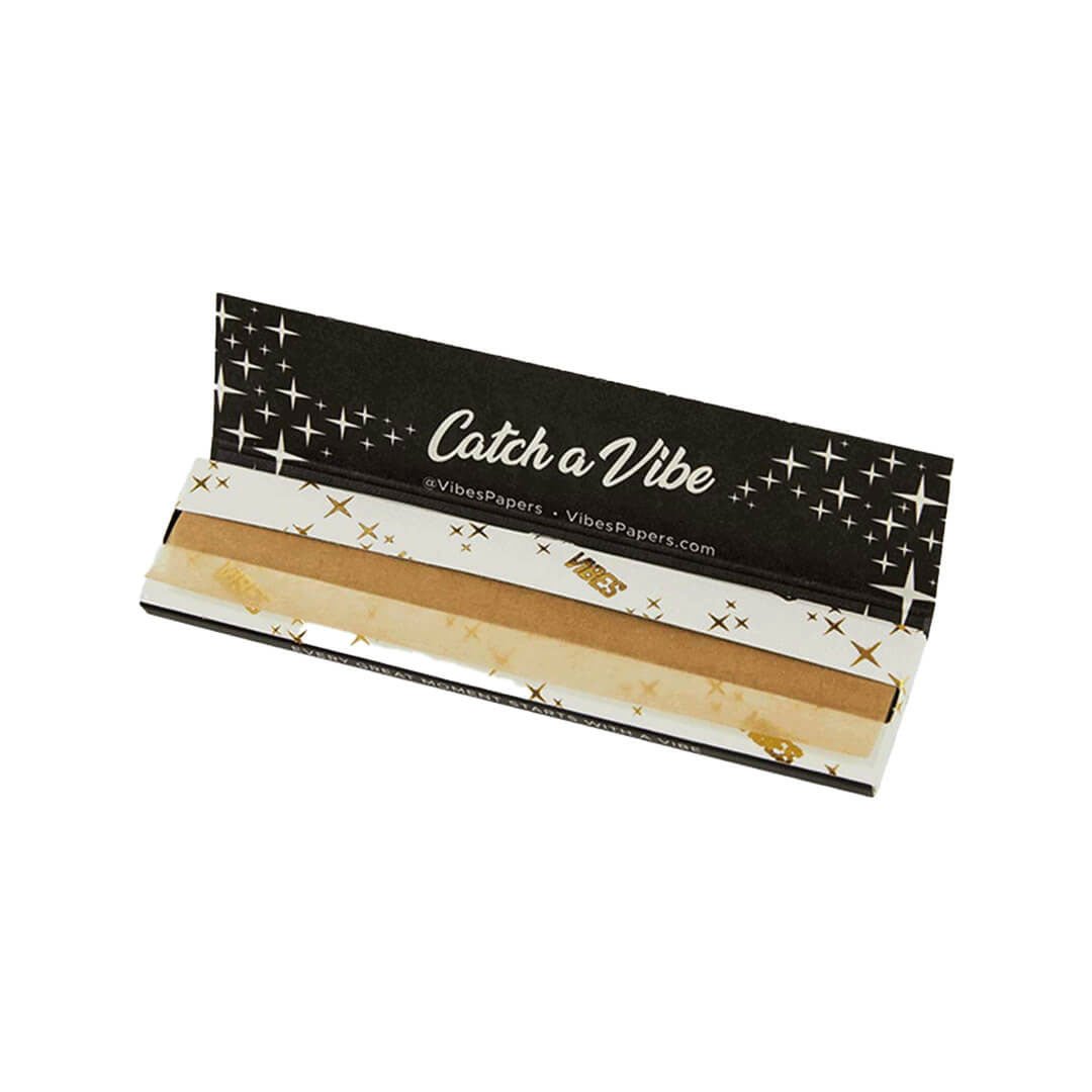 Pacchetto VIBES con 33 cartine King Size Slim Ultra Thin extra sottili | GrowLab