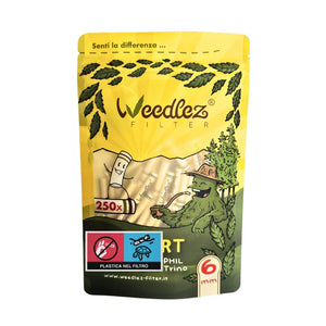 Weedlez – Smartfilter 6mm | Filtri Carbone Attivo 250 pezzi - GrowLab