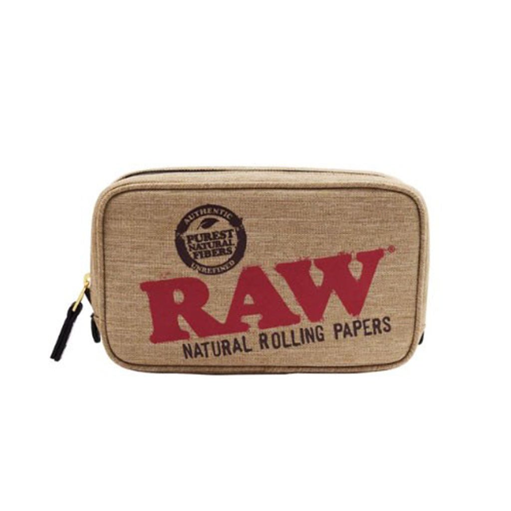 Astuccio RAW Smokers Pouch – custodia impermeabile con zip per cartine e accessori | GrowLab