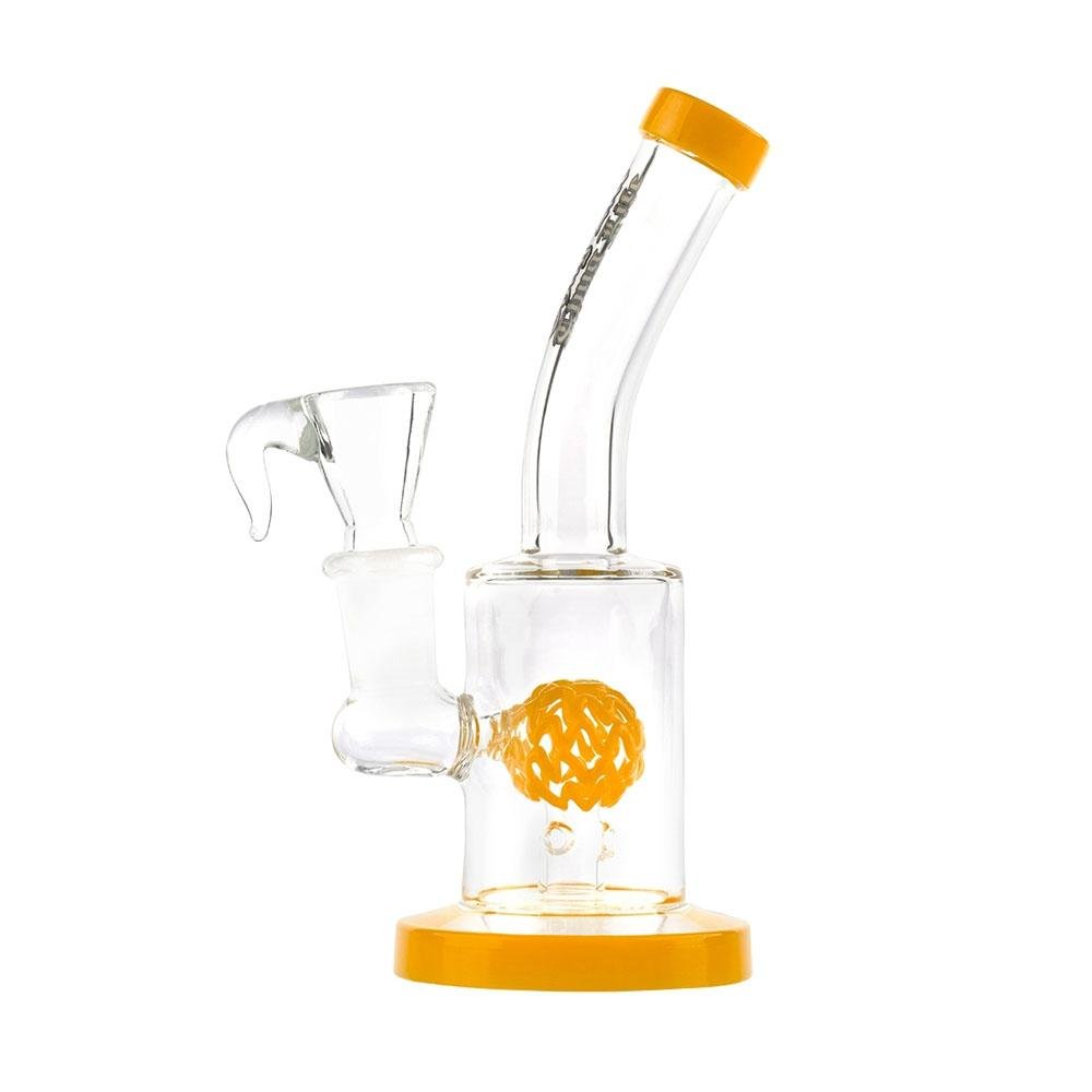 Mini bong bubbler Birdy Yellow | GrowLab