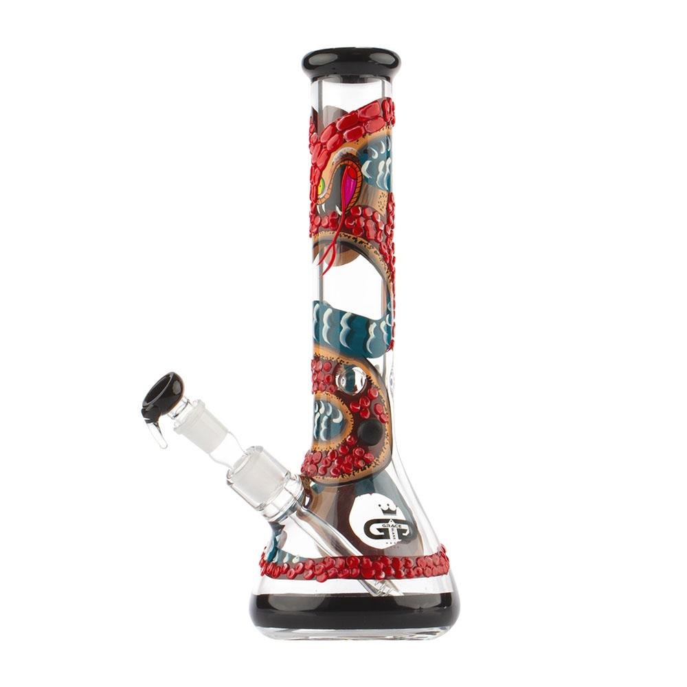 Grace Glass Crystal Series bong Snake | GrowLab