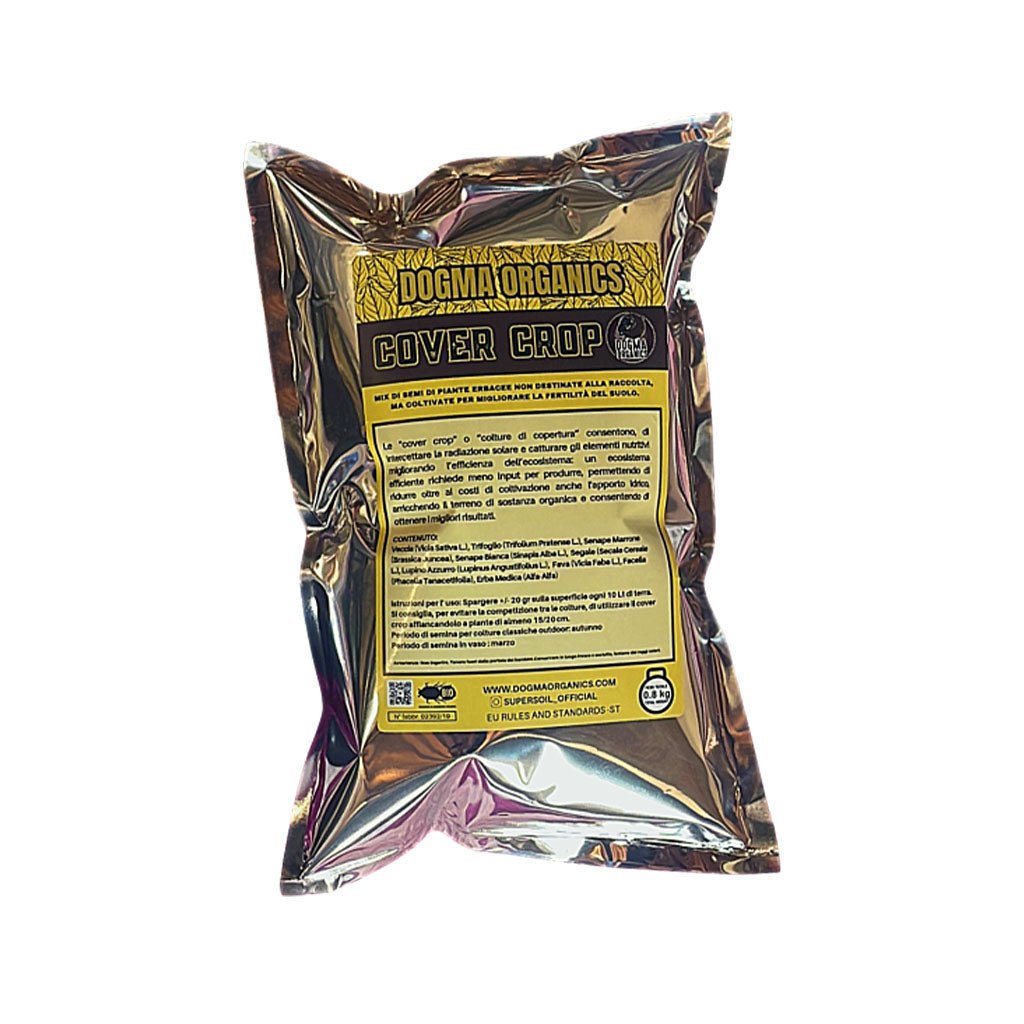 Miscela di semi Dogma Organics Cover Crop per sovescio, arricchimento del suolo e stimolo della vita microbica | GrowLab