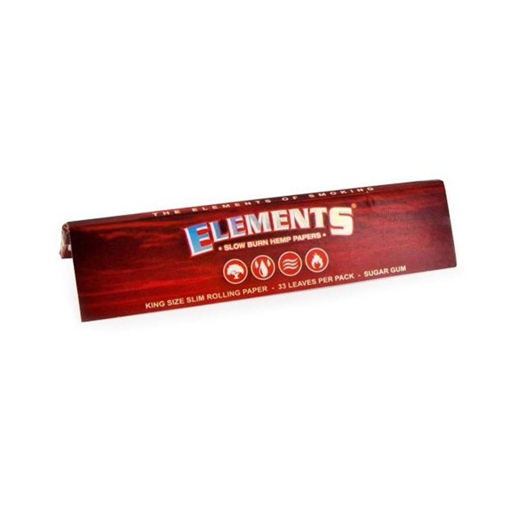 Pacchetto Elements King Size Slim con 32 cartine in canapa naturale | GrowLab