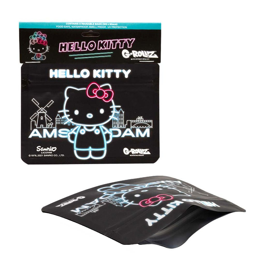 G-Rollz Bags Antiodore 8 pezzi - Hello Kitty Neon Amsterdam - GrowLab