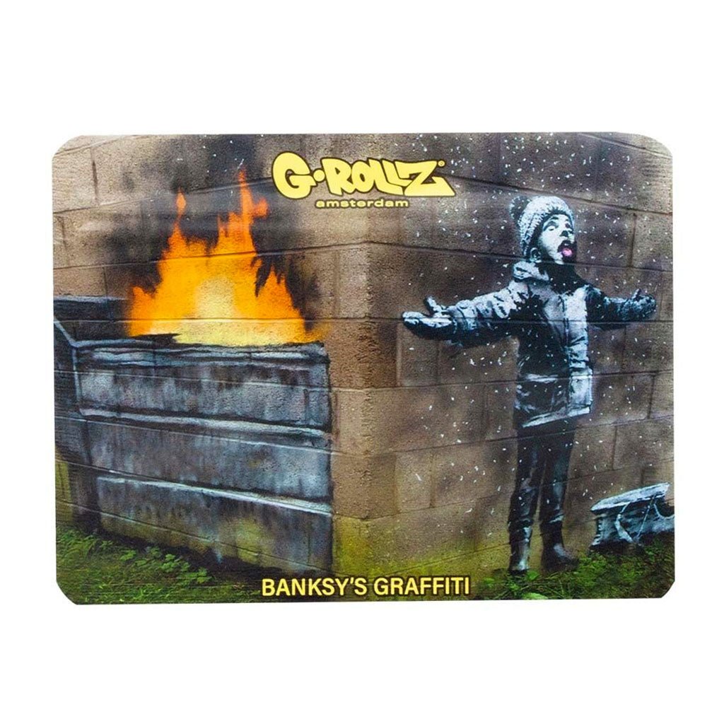 Bustine antiodore G-Rollz Snowflake Boy 105×80mm, grafica ufficiale Banksy, set da 8 pezzi | GrowLab