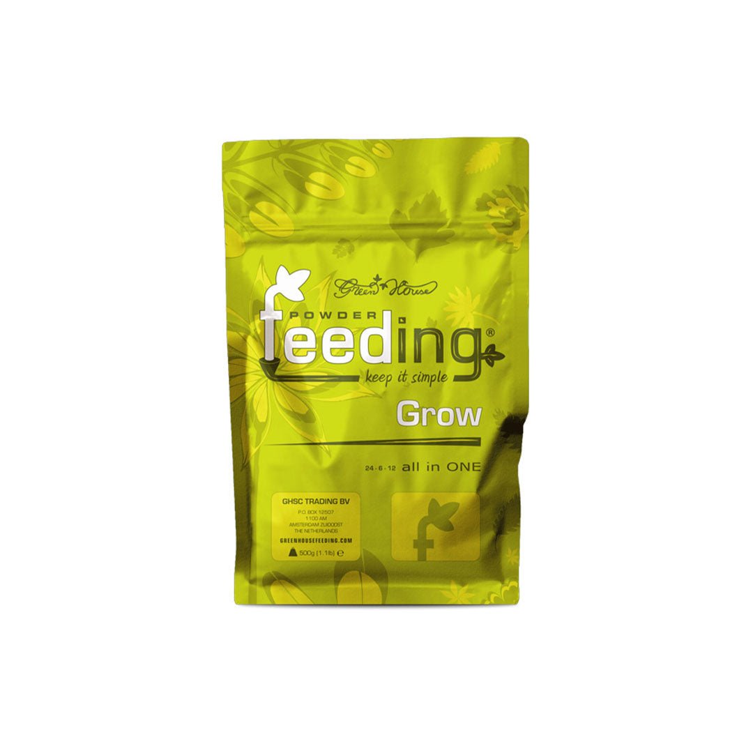 Confezione Green House Feeding Grow – fertilizzante minerale in polvere per fase vegetativa | GrowLab