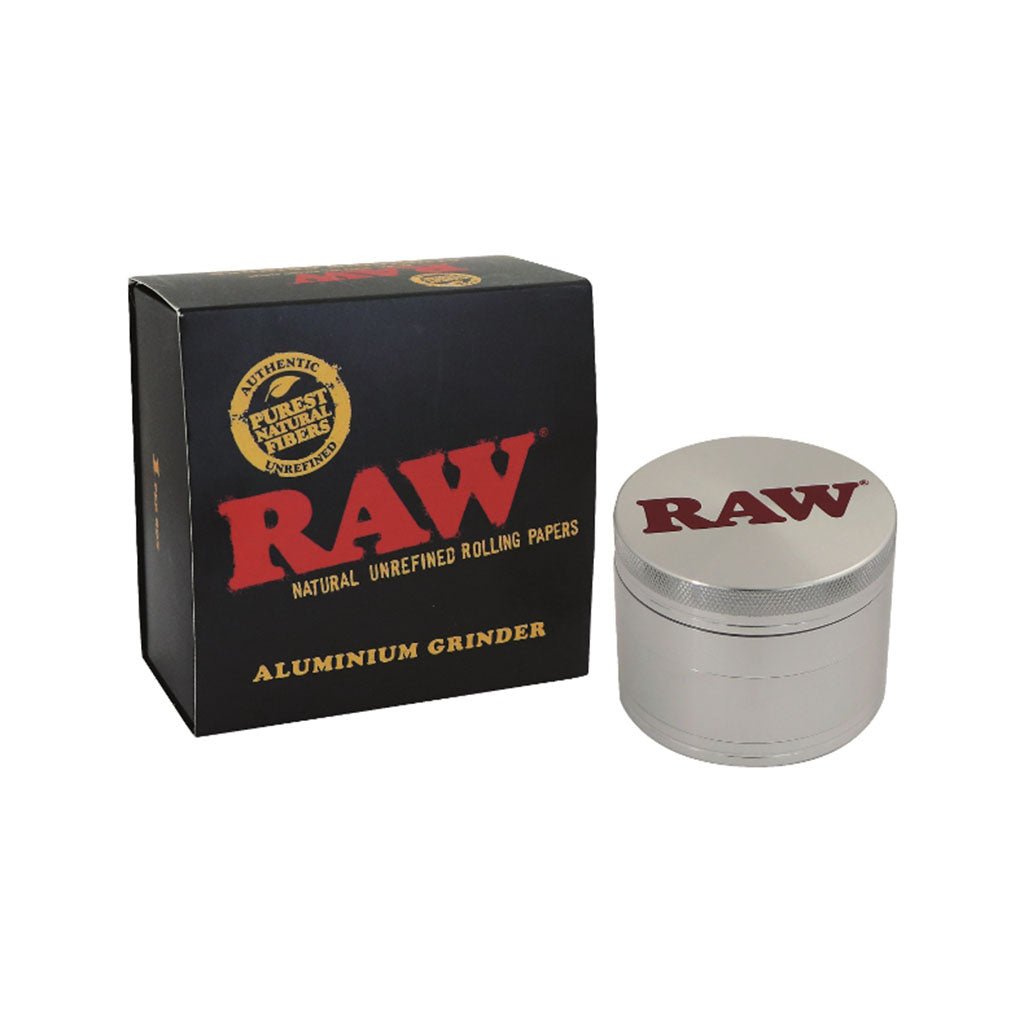 Grinder RAW in alluminio 4 parti da 56 mm con setaccio e vano polline | GrowLab