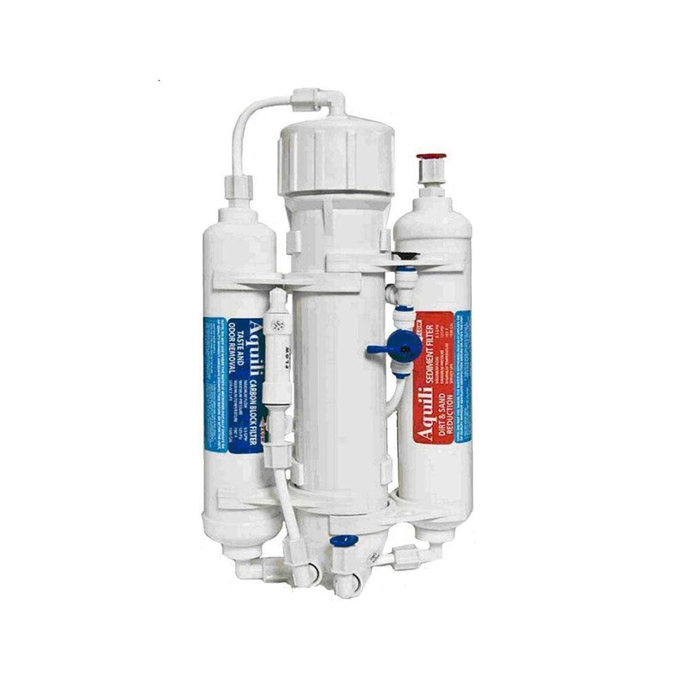 Impianto osmosi inversa Aquili con flush valve e filtrazione a 3 stadi | GrowLab