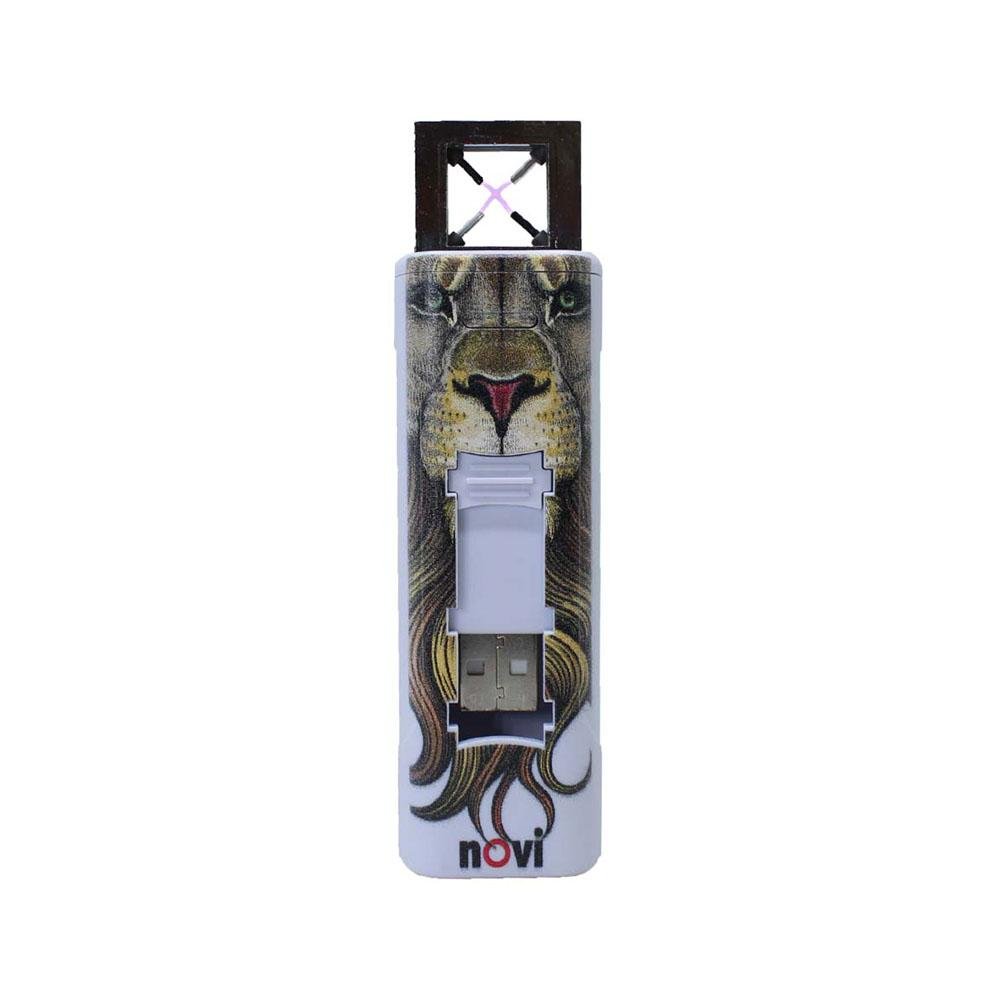 Accendino al plasma Ixnite Lion con grafica leone e ricarica USB | GrowLab