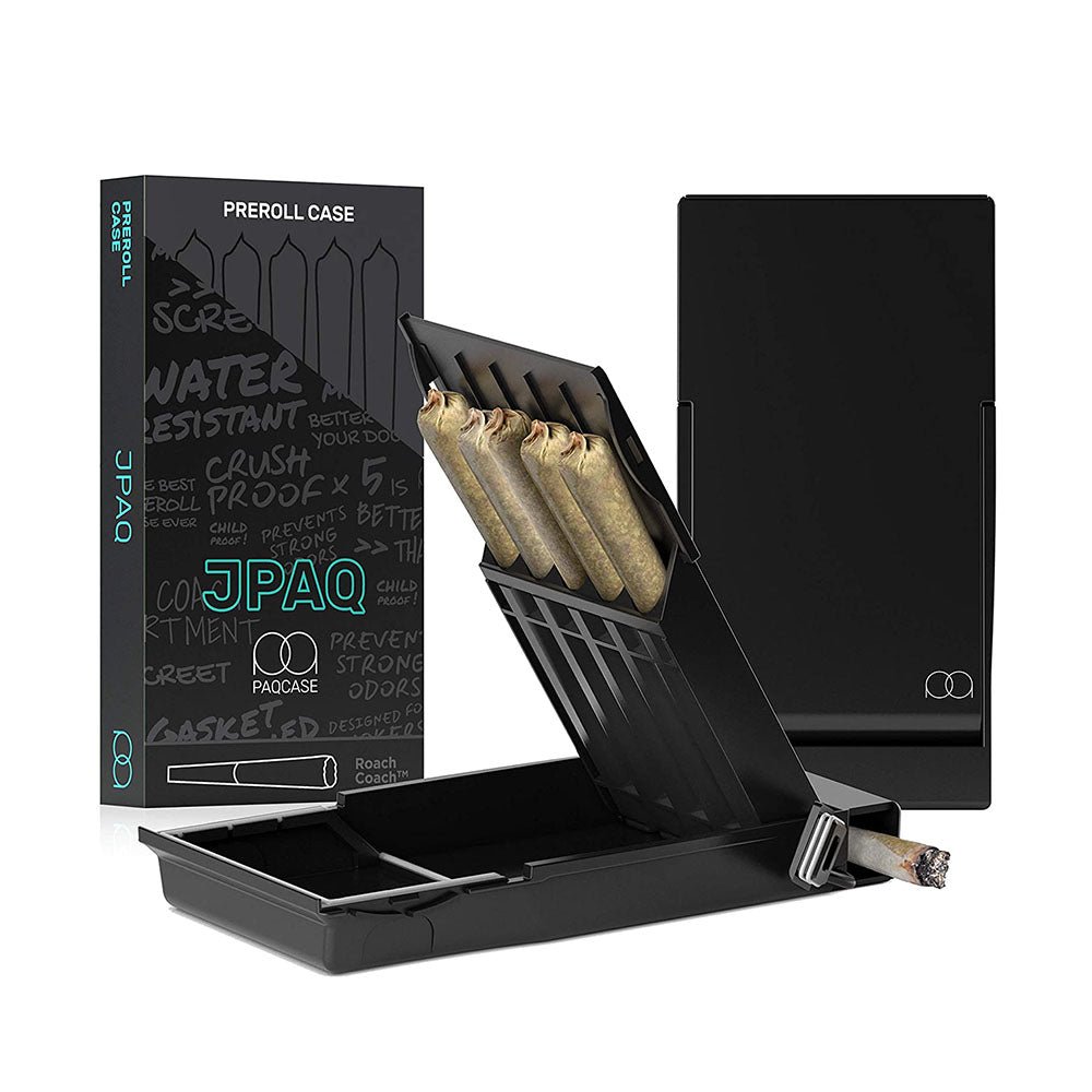 JPAQ custodia nera per pre-rollati, rigida, tascabile e antiodore | GrowLab