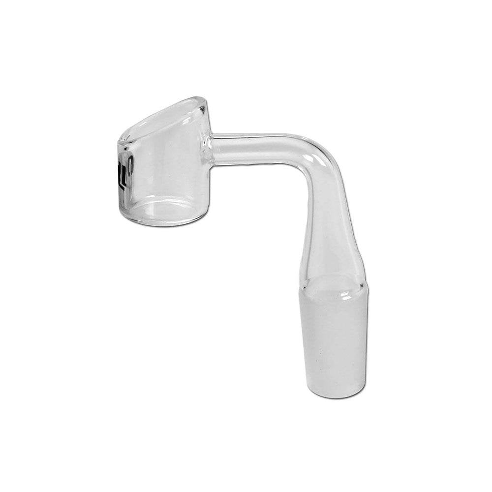 Black Leaf Oil Banger in quarzo con angolazione a 90 gradi | Grow Lab