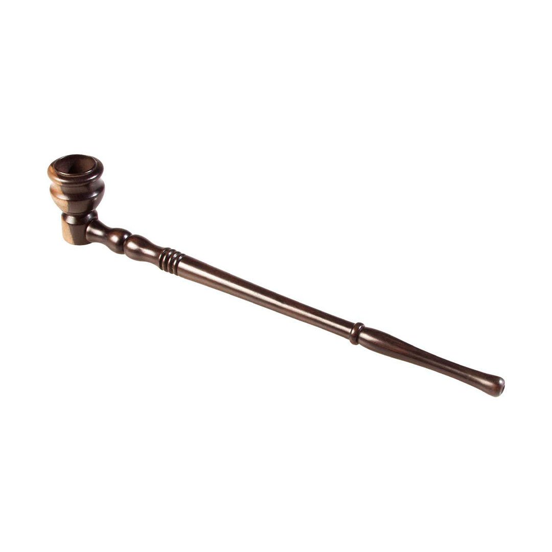 Pipa in legno Black Leaf “Master” compatta ed elegante, ideale per erbe secche | GrowLab