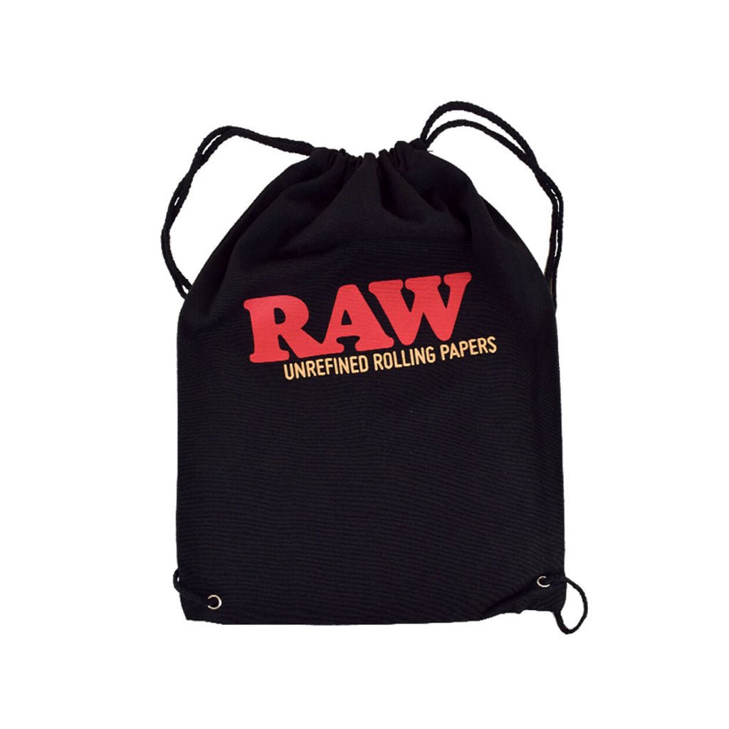 RAW Drawstring Bag - Sacca con Lacci BLACK - GrowLab