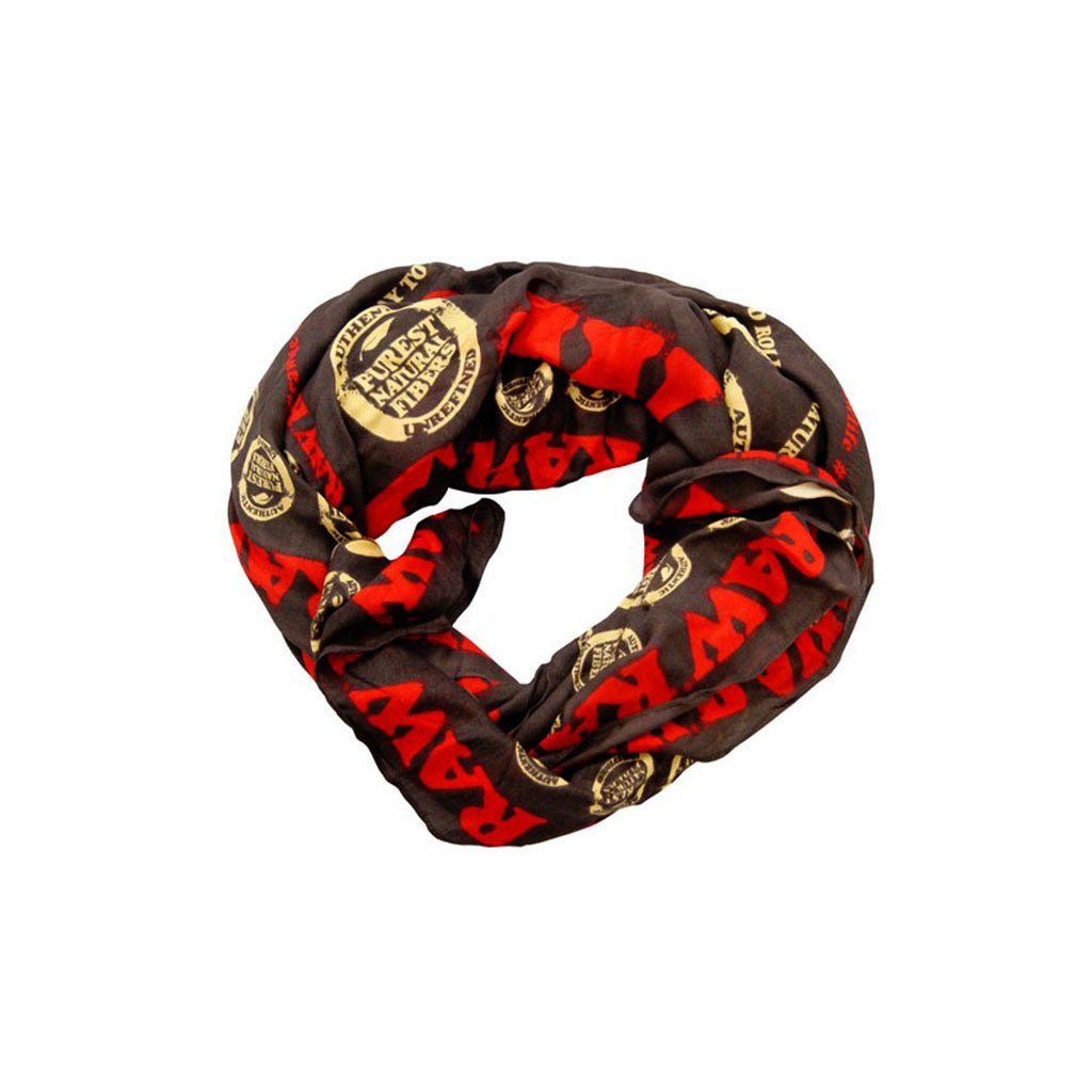 Foulard RAW in cotone vegano con stampa logo RAW originale | GrowLab