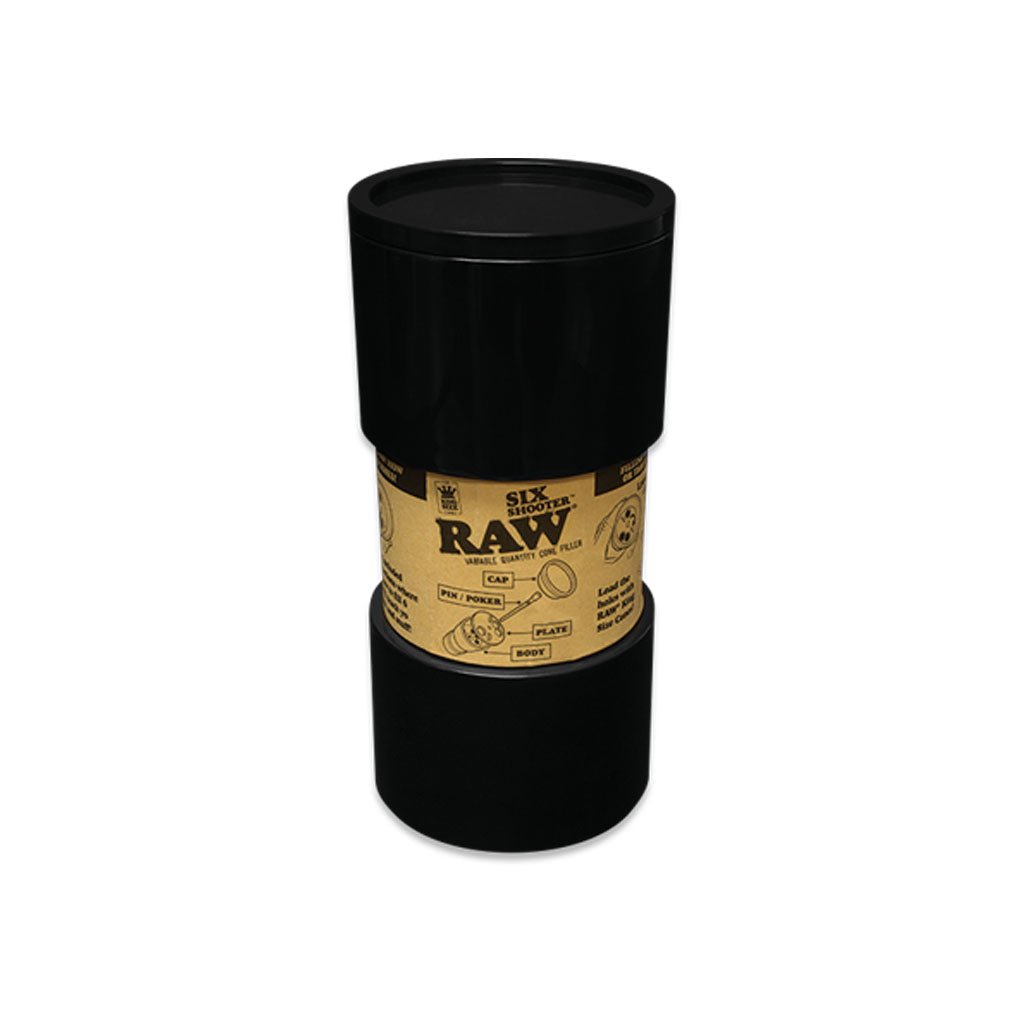 RAW Six Shooter – caricatore per coni King Size Slim, riempie fino a 6 coni contemporaneamente | GrowLab