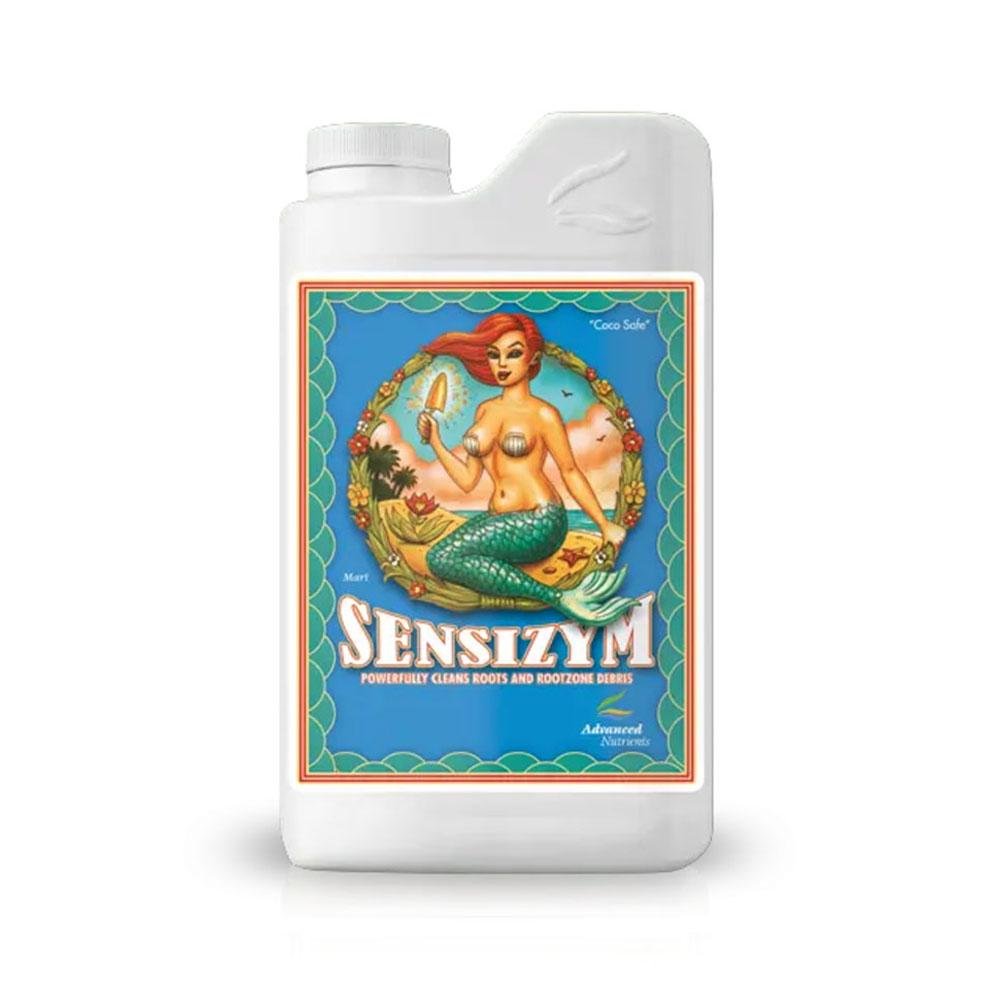 Flacone di Sensizym Advanced Nutrients, enzimi per decomporre materia organica nella zona radicale | GrowLab