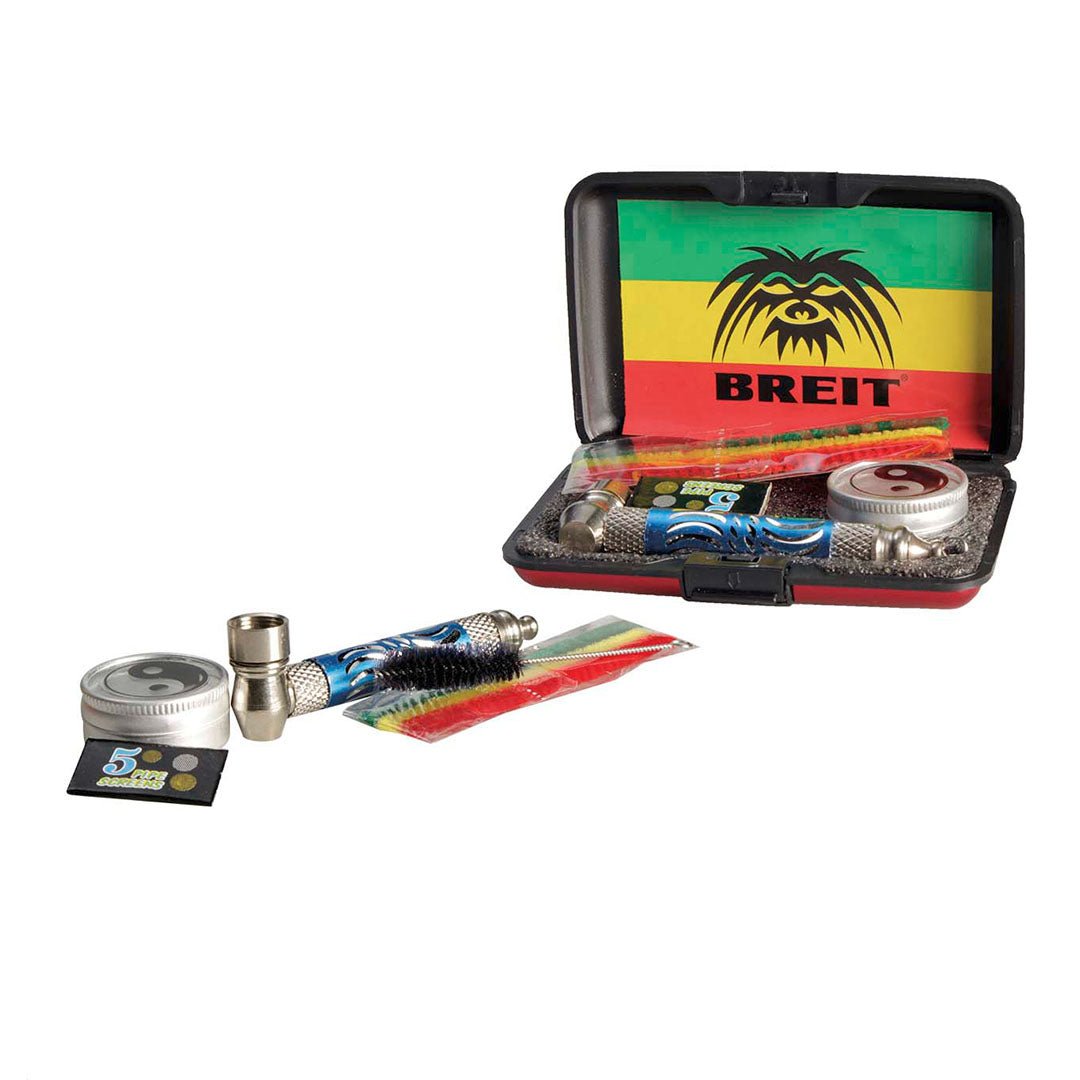 Smoking Kit tascabile con pipa - Breit - GrowLab