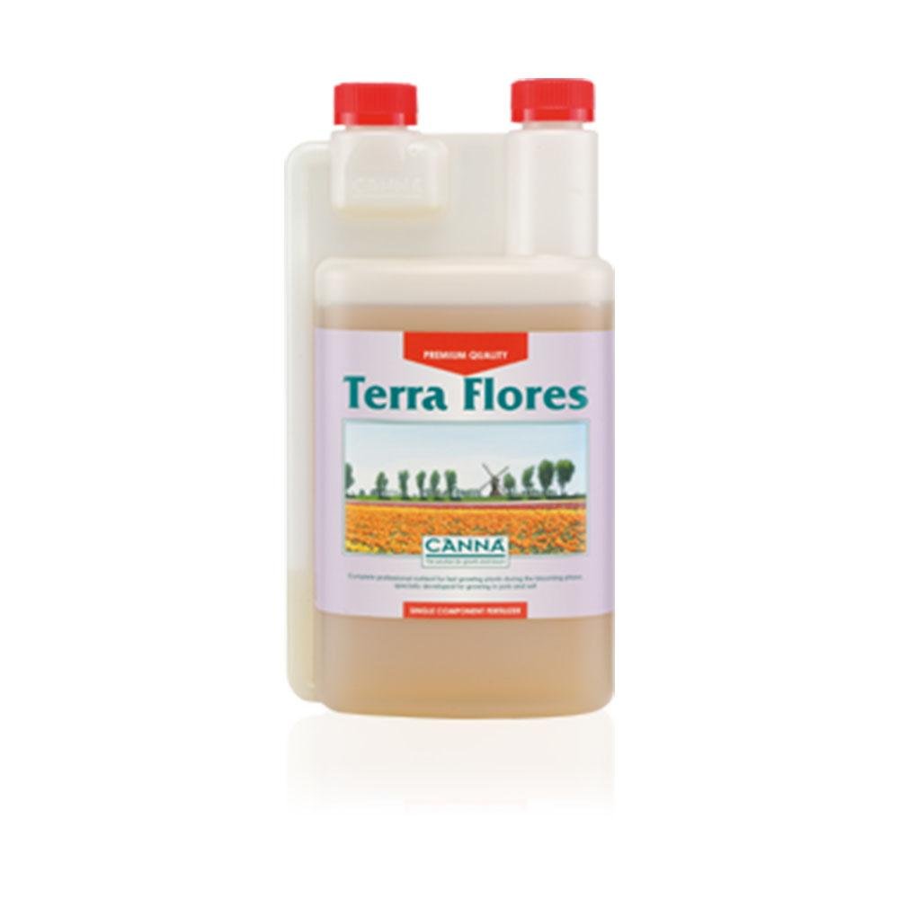 Flacone di Canna Terra Flores fertilizzante minerale per fioritura su terra | GrowLab
